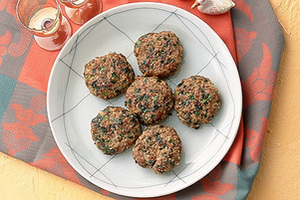 にらハンバーグ