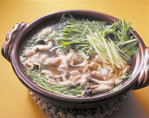 水菜と豚バラの鍋仕立て