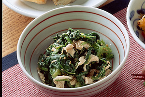 ささ身とほうれん草のあえもの