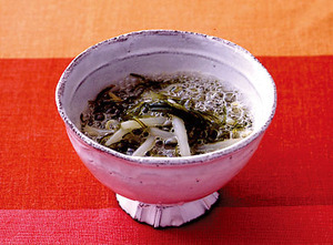 めかぶともやしの酢のもの