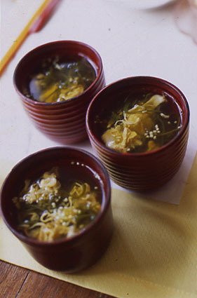 めかぶと卵のクッ