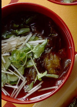 おぼろ昆布と三つ葉のおすまし