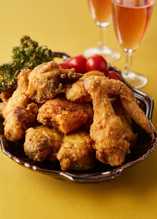 骨つき鶏のカレー風味から揚げ