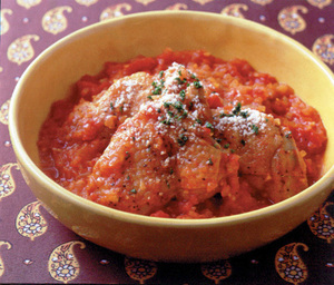 鶏肉のトマトソース煮