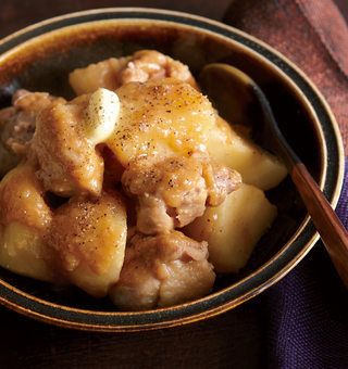 みそバター鶏じゃが