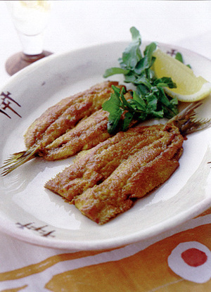 いわしのカレー粉焼き