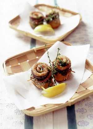 さんまのしそ巻き揚げ