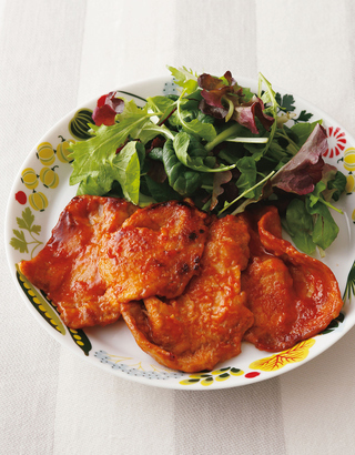 豚肉のケチャップソテー