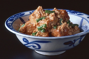 厚揚げのそぼろ煮