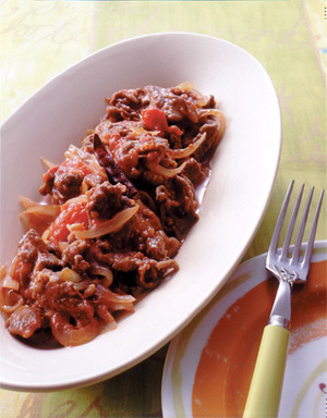 牛肉のトマト煮