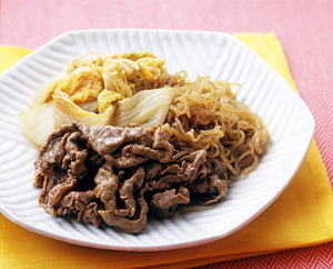 牛肉と白菜のすき煮