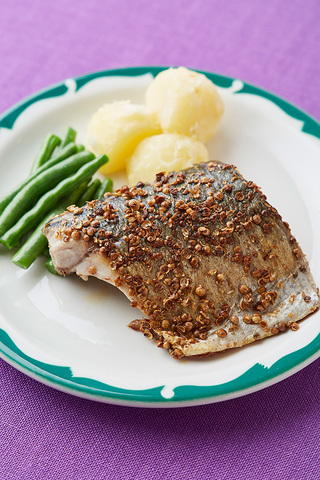 さばのコリアンダーシードソテー